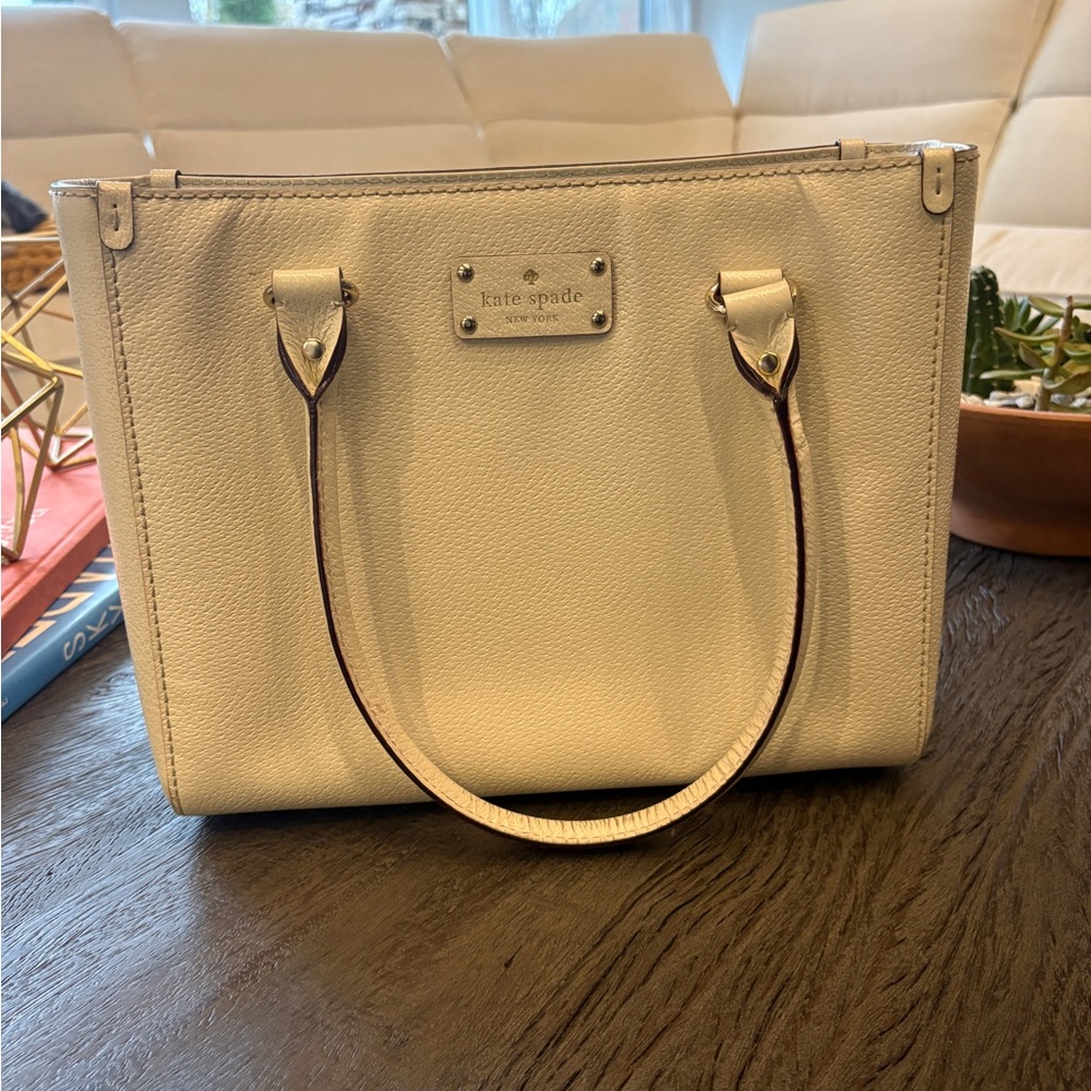 Kate Spade Ivory Tote Bag